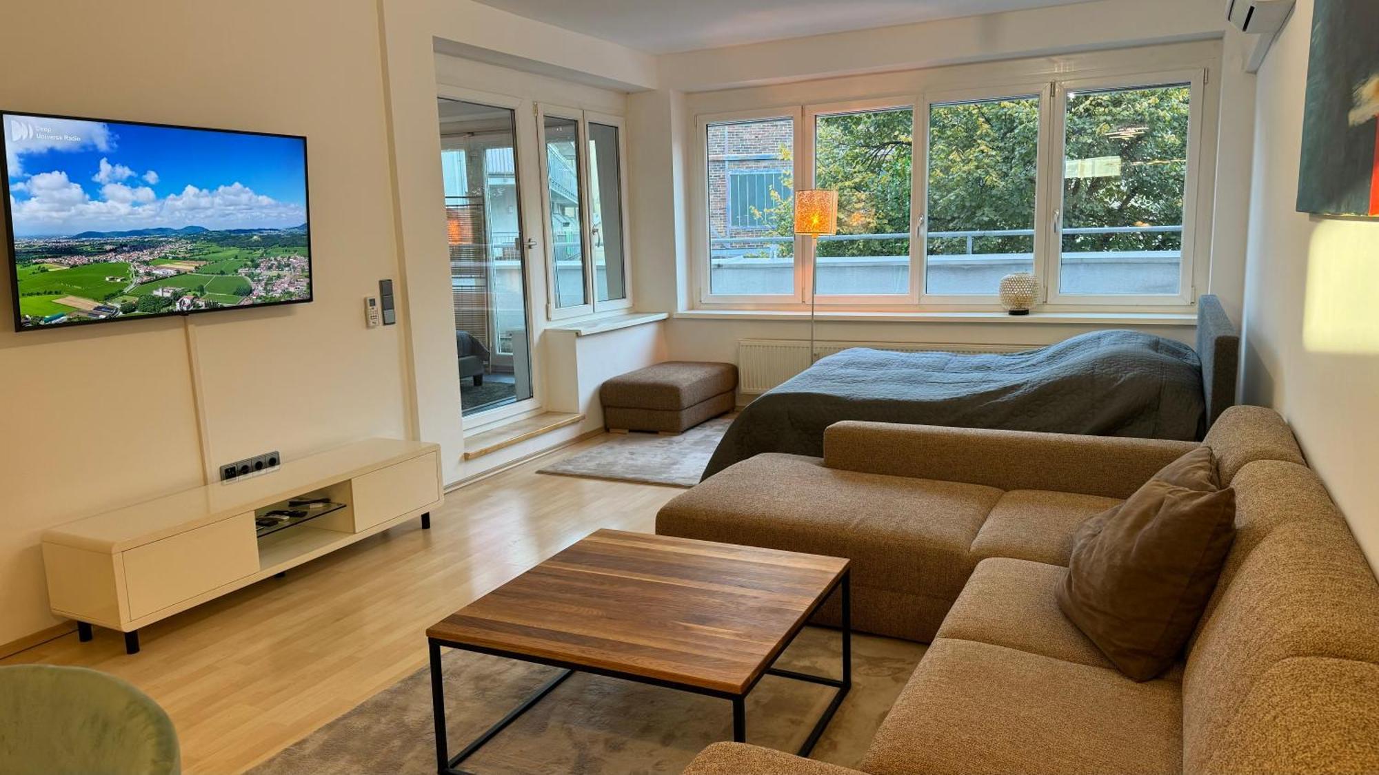 City Apartement Linz Fuer 5 Gaeste Mit Self-Checkin Und Kueche Ngoại thất bức ảnh